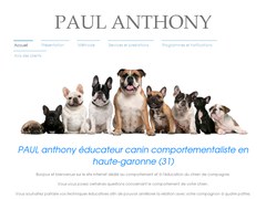PAUL Anthony specialiste de l'education et du comportement canin